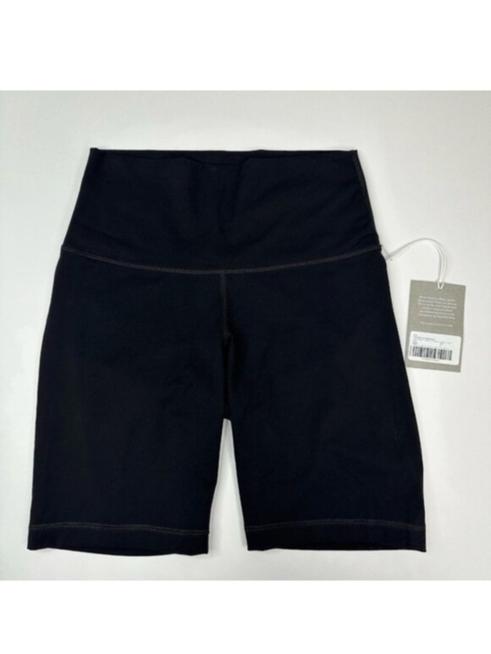 Everlane Perform Bike Short Black Mid‎ Rise Recycled Nylon Womens Small NEW